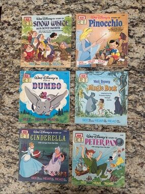 Set of 13 Vintage 1980’s Walt Disney Storybook Classic Characters (Multicolor)